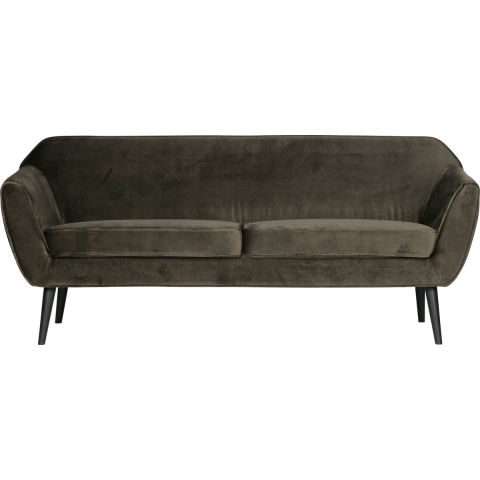 Woood Rocco 2-zitsbank - Velvet - Warm Groen