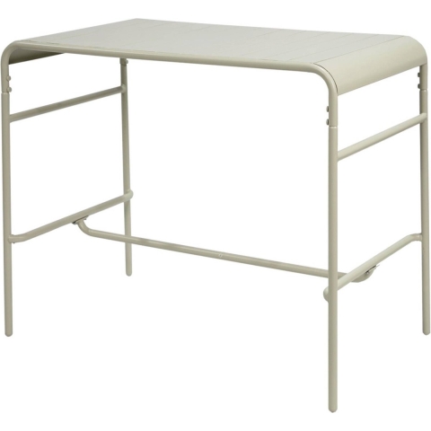sweeek - 4-persoons metalen tuintafel 120 x 70cm x 95cm