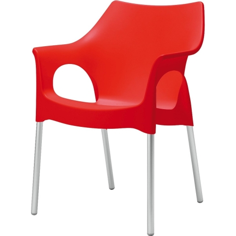 Scab Ola tuinstoel Rood