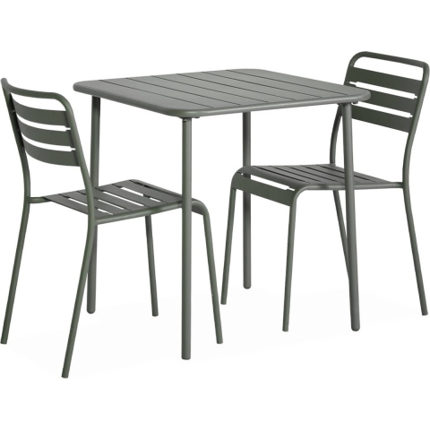 sweeek - Tuintafel met 2 stoelen