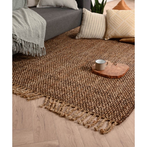 Boho&me Jute vloerkleed Chunky - Boho&me - bruin|naturel - 160x230 cm