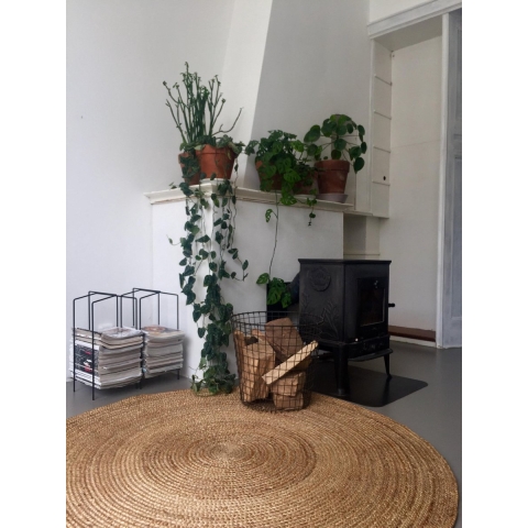 Eva Interior rond Jute Vloerkleed Naturel
