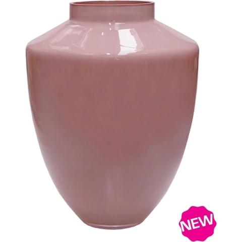 Vase The World Tugela M pastel pink Ø28 x H36 cm