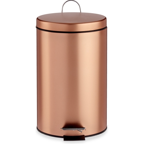 Berilo Pedaalemmer - koperkleurig - metaal - 12 liter -