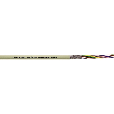 LAPP 34704/100 Datakabel UNITRONIC LIYCY 4 x 0.75 mm² Grijs 100 m