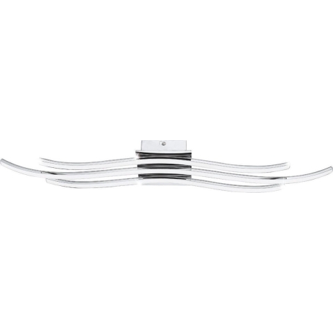 EGLO Roncade - Wand|Plafondlamp - 1 Lichts - Chroom - Wit