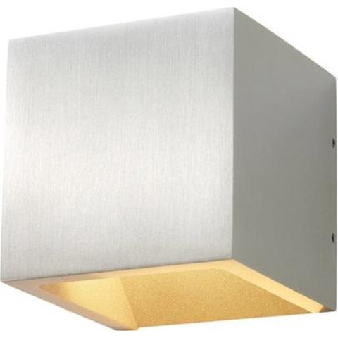 Artdelight Wandlamp Cube 10x10 cm aluminium