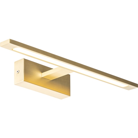 QAZQA Wandlamp messing 41,5 cm incl. LED IP44 - Jerre