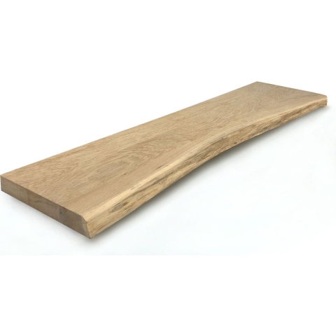 Woodbrothers Eiken plank massief boomstam 100x30cm