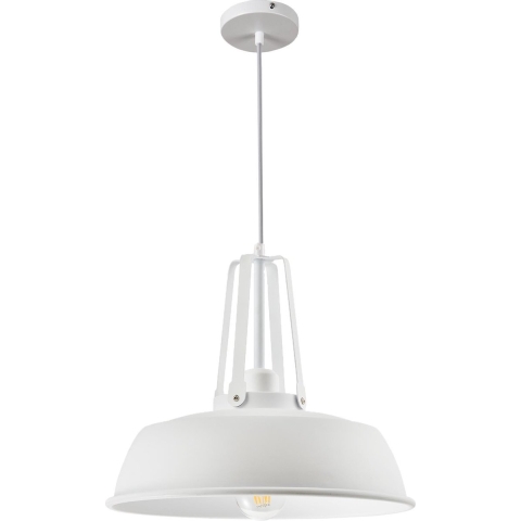 QUVIO Hanglamp rond wit - QUV5080L-WHITE