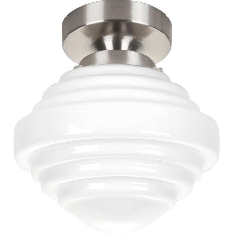 Highlight Plafoniere York in Wit opaal glans 15cm