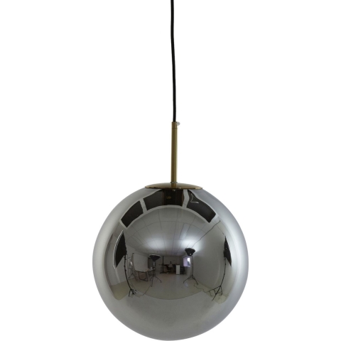 Light&living Hanglamp Ø40 cm MEDINA antiek brons+glas smoke