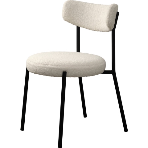 Hygge Interiors Gimli Teddy Eetkamerstoel Gebroken Wit