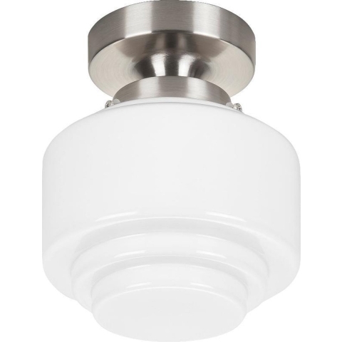 Highlight Plafondlamp Cambridge Wit Opaal Glans 15cm