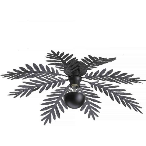 Ylumen Plafondlamp Palm 8 bladen Ø 65 cm zwart
