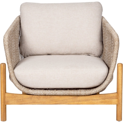 House Nordic Terracina Loungestoel Acacia|Beige