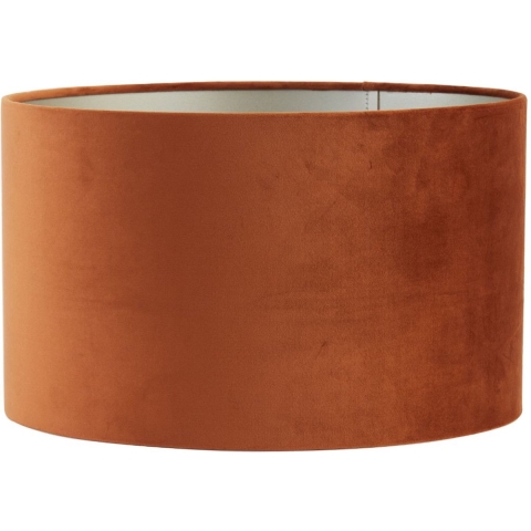 Light & Living Cilinder Lampenkap Velours - Terra - Ø35x21cm