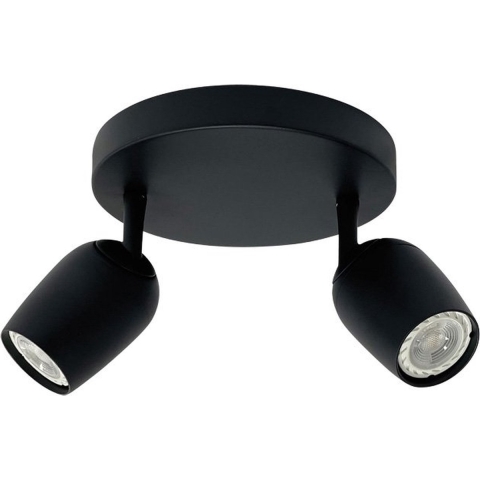 Freelight Spot Trova Zwart GU10 2-Lichts