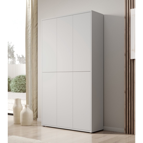 Meubella Schoenenkast Amber - Lichtgrijs - 109 cm