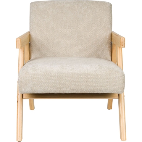 Housecraft Living Panadero Loungestoel Hout Naturel| Beige