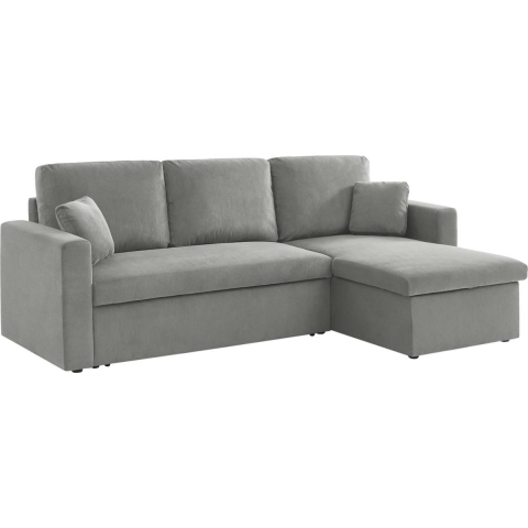 sweeek - Corduroy hoekslaapbank, 3-zits