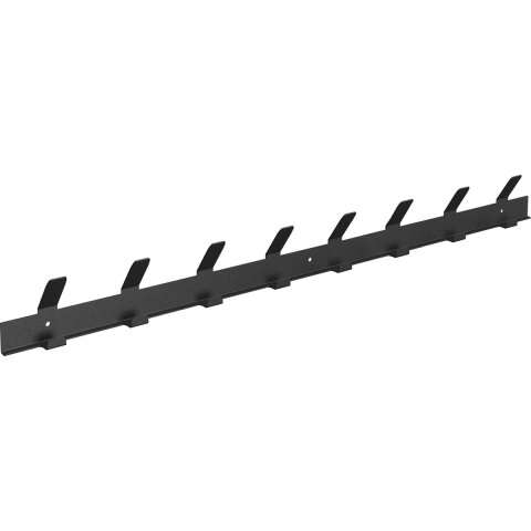 Gorillz Trim 75 Kapstok - 16 Haken (lengte) 75 cm - Metaal - Zwart