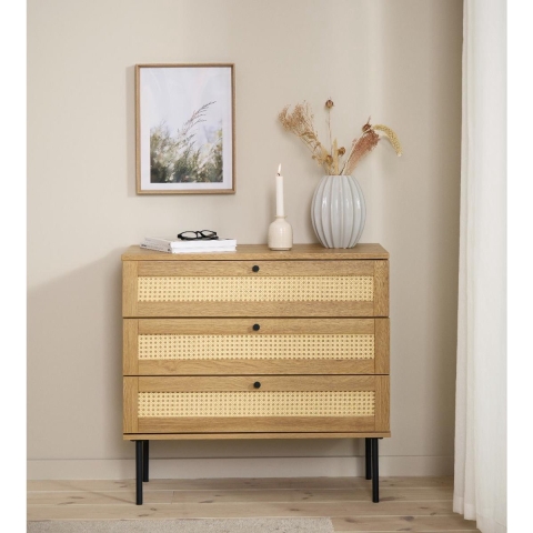 Nordic Home Meya ladekast - zwart