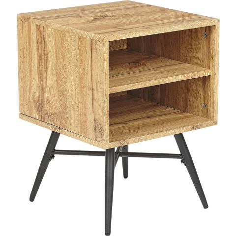 Beliani - LUBOCK - Nachtkastje - Lichte houtkleur - MDF
