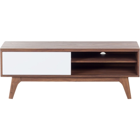 Beliani - BUFFALO - TV-meubel - Donkere houtkleur - MDF