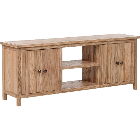 Beliani - SALTON - Tv-meubel - Lichte houtkleur - Sassafras