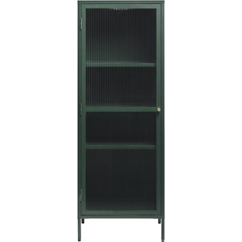 Nordic Home Olan glazen wandkast - 160 cm - groen