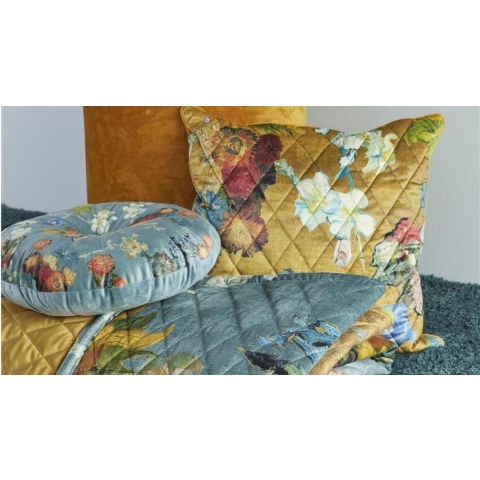 Beddinghouse X Van Gogh Museum Carré Fleuri Sierkussen 50 x 50 cm - Goud