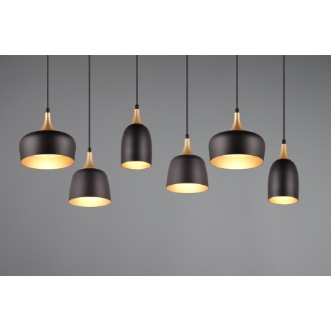TRIO Chiraz Hanglamp 6x E14