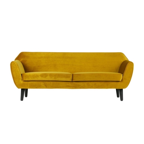Woood Rocco 2-zitsbank - Velvet - Oker
