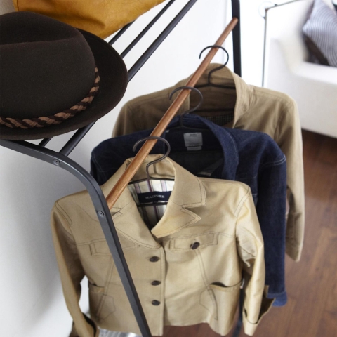 Shelf Coat Hanger - black