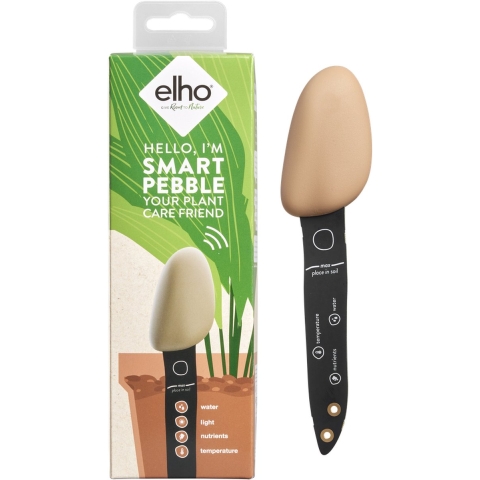 Elho Smart Pebble - Bruin - L 5 x B x H 17 cm - Binnen