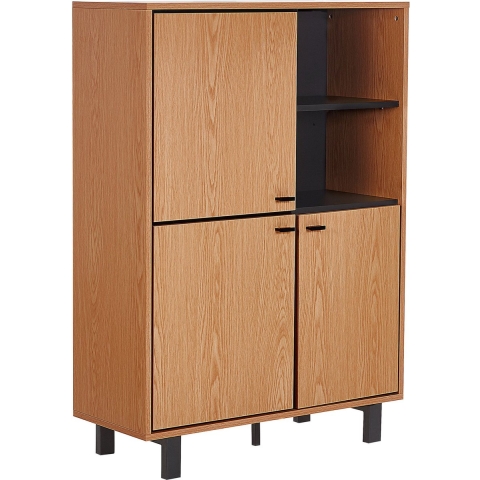 Beliani - PARAMOUNT - Sideboard - Lichte houtkleur - Vezelplaat
