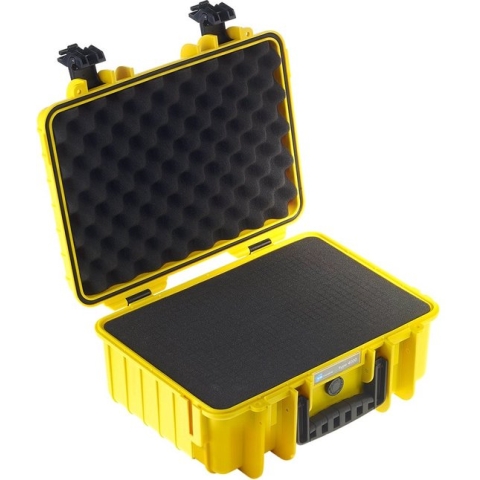 B&W International Type 4000 Outdoor Case incl. schuimstof - geel