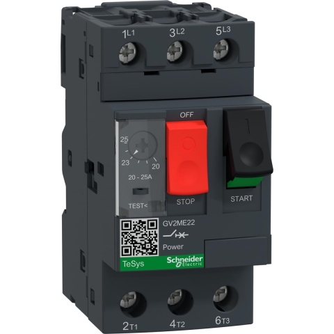 Schneider Electric GV2ME22 GV2ME22 Motorbeveiligingsschakelaar 1 stuk(s)