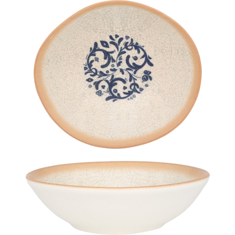 Bonna Kommetje - Viento - Porselein - 18 cm (470cc) - set van 6