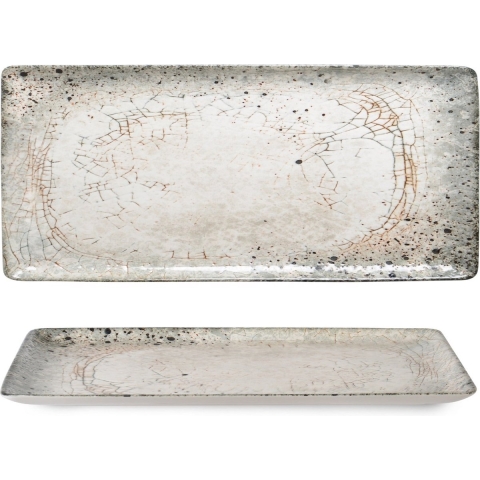 Rinart Serveerschaal - Sedir - Porselein - 33x17 cm - set van 2