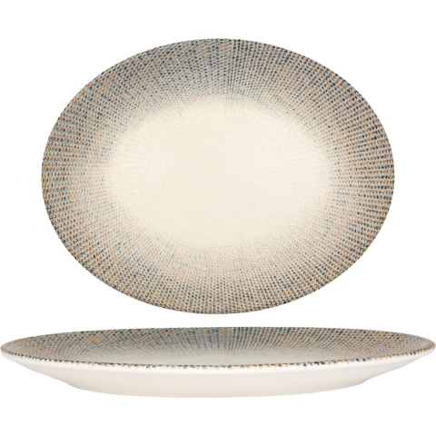 Bonna Serveerschaal - Sway - Porselein - 25x11 cm - set van 2