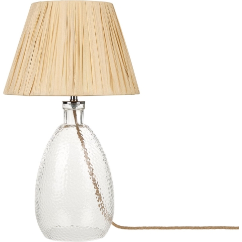 Beliani - BLANCO - Tafellamp - Natuurlijk - Glas