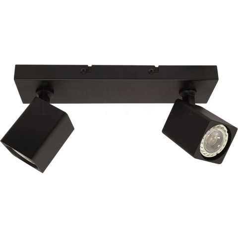 Freelight Spot Quadro Zwart GU10 2-Lichts