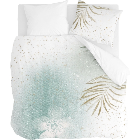 Walra - Dekbedovertrek Painted Nature - 200x220 - Groen | Goud