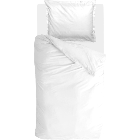 Walra - Dekbedovertrek Vintage Satin - 140x220 - Wit