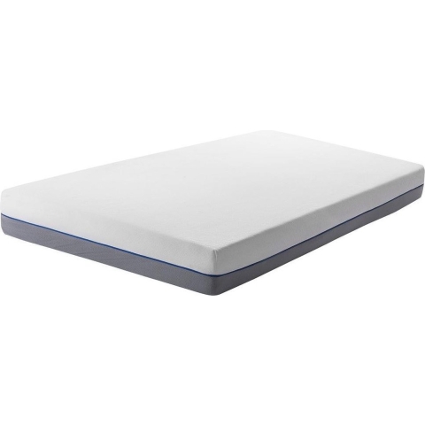 Beliani - GLEE - Traagschuimmatras - Grijs - 90 x 200 cm - Polyester