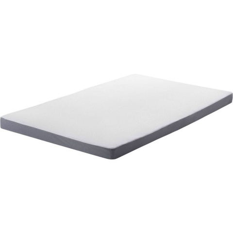 Beliani - PICCOLO - Schuimmatras - Grijs - 80 x 200 cm - Polyester