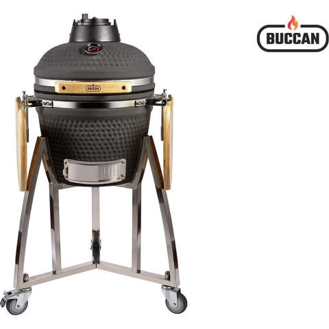 Buccan BBQ - Kamado barbecue - Large 16" - Zwart