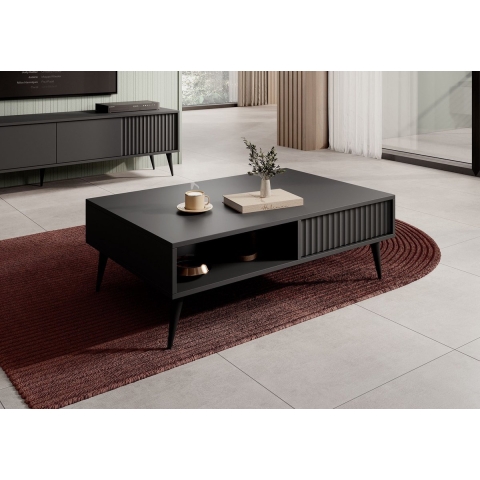 Meubella Salontafel Winq - Antraciet - 102 cm